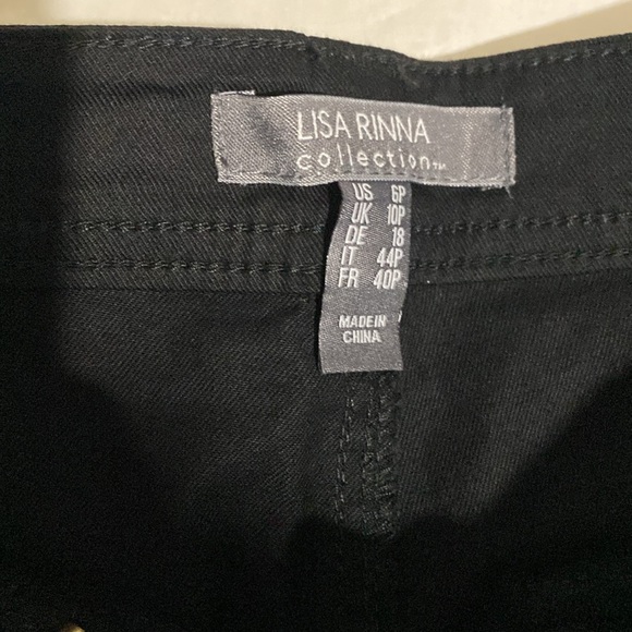 Lisa Rinna Capri Cropped Twill Cargo Jogger Pants - Picture 6 of 9